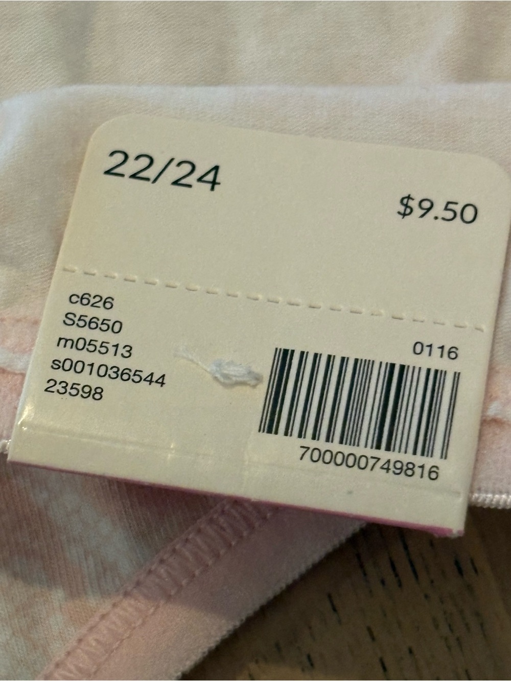 Cacique Women’s Pink, Light Pink & Leopard Print Thong - Trio - Picture 8 of 13